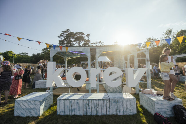 The korev area at the great estate festival